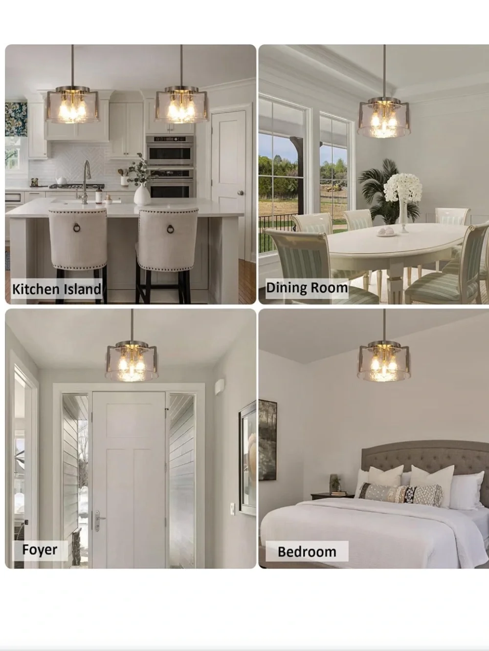 N/A nickel chandeliers